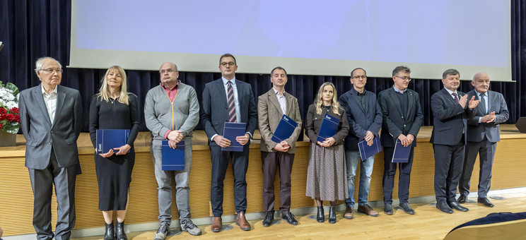 Wręczenie nagród Rektora za publikacje - pracownicy WMiFS