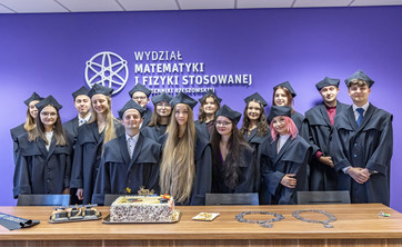 Uroczysta graduacja absolwentów kierunku matematyka