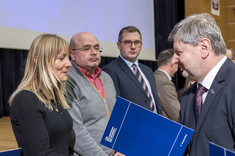 Wręczenie nagród Rektora za publikacje - pracownicy WMiFS